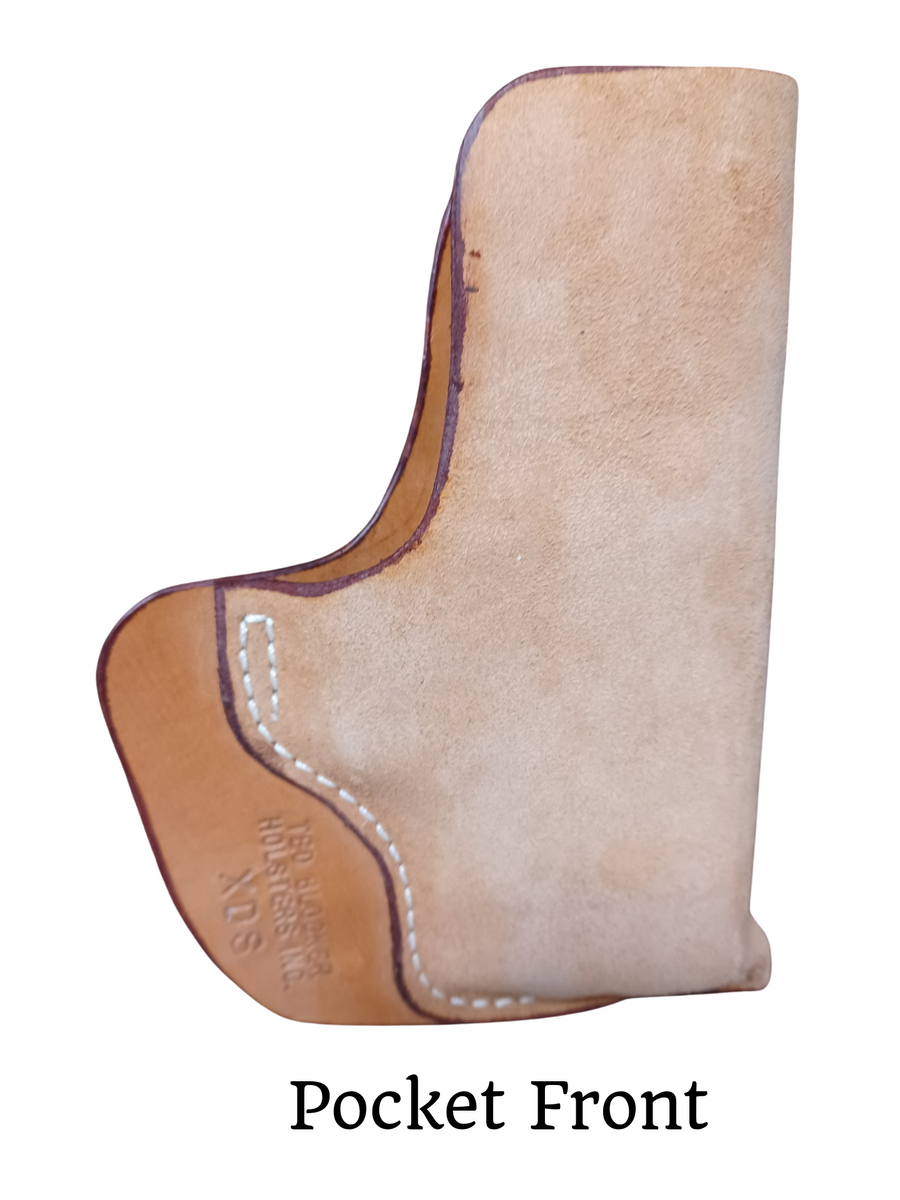 Leather Pocket Holster for Springfield XDS Handgun Ted Blocker Holsters