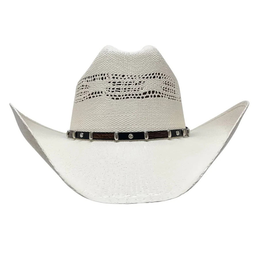 White Canvas Taco Western Hat - Toll Booth Saddle Shop