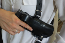 Load image into Gallery viewer, #1 Lifeline Shoulder Rig Holster (custom leather)