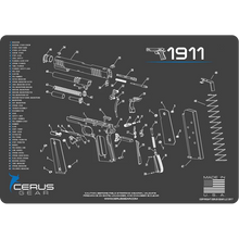 Load image into Gallery viewer, 1911 Schematic Handgun Mat