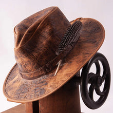 Load image into Gallery viewer, Bigfoot-- Leather Outback Hat
