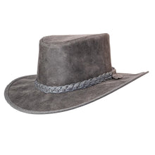 Load image into Gallery viewer, Crusher Leather Outback Hat
