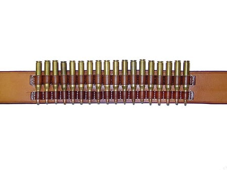 18 Round Leather Rifle Cartridge Belt