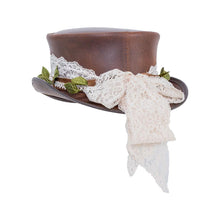 Load image into Gallery viewer, Marlow True Love Womans Leather Top Hat
