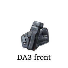 Load image into Gallery viewer, DA3 Holster in Stock -  Black Leather for a P320
